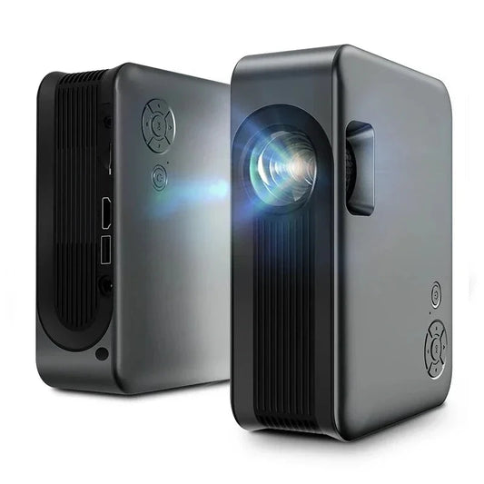 Mini Projector with Built-In Battery and Smart TV Features